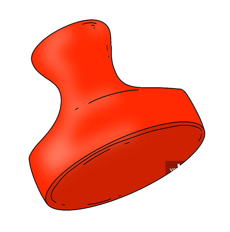 可爱漫画插画设计元素财务印章图片素材