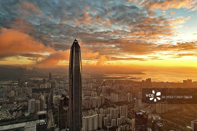 雨过天晴的深圳图片素材