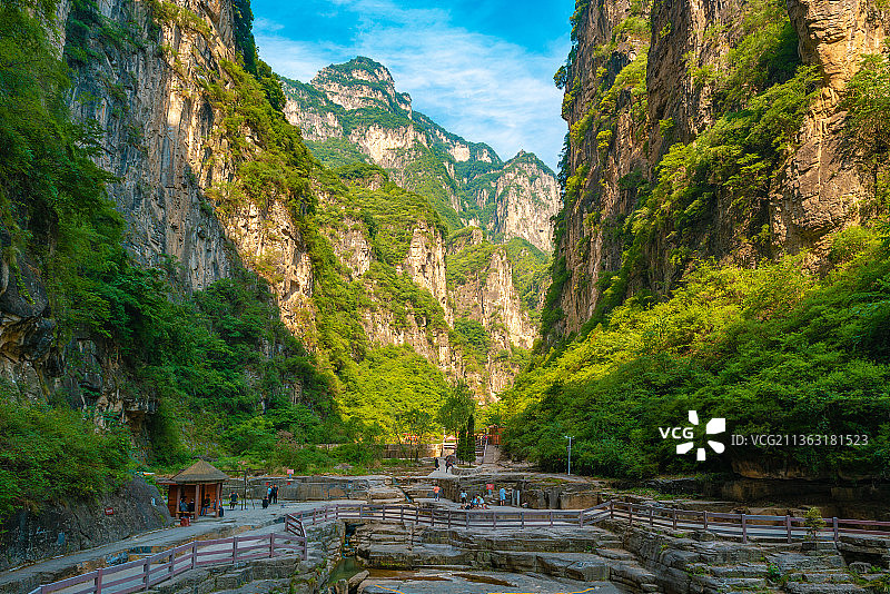 长治红豆峡风光图片素材