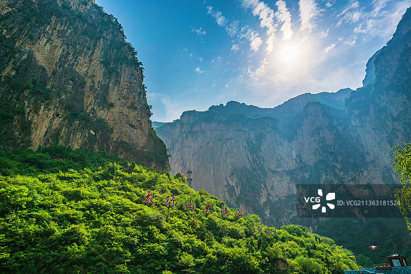 长治红豆峡风光图片素材