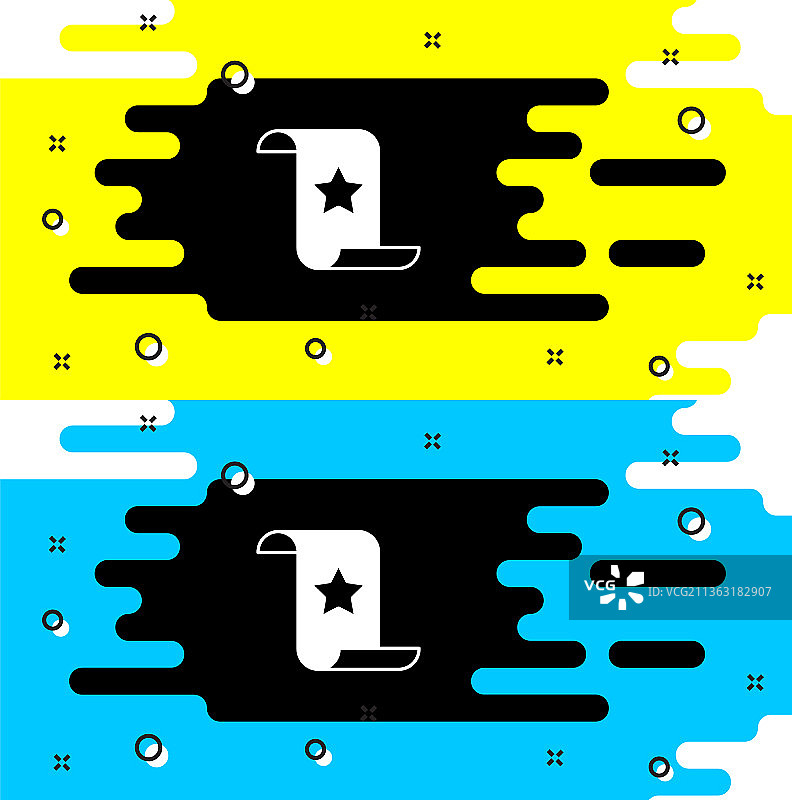 空白支票与金融检查图标图片素材