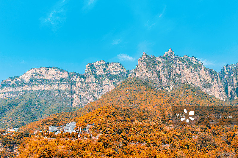 长治平顺县井底村风光图片素材