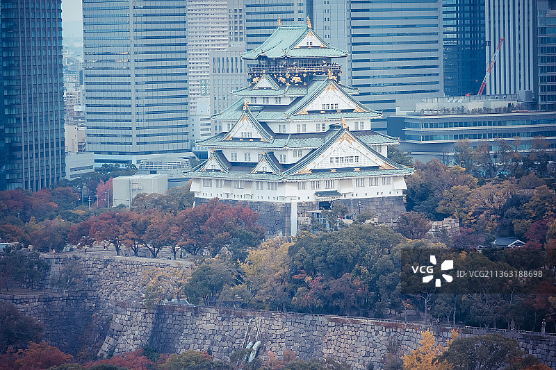 日本大阪大阪城图片素材
