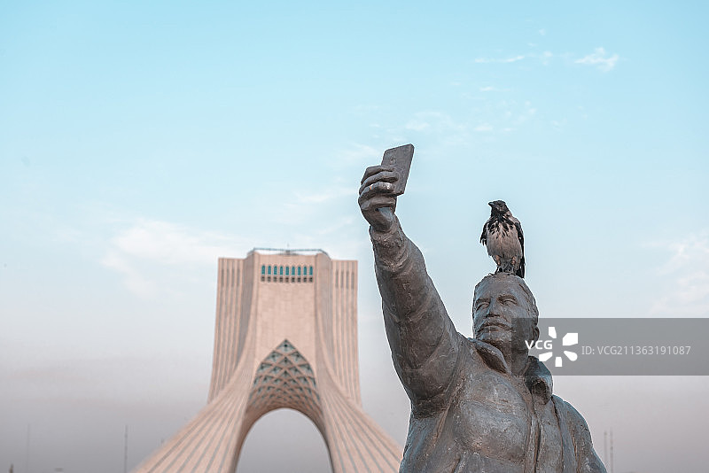 伊朗自由纪念塔图片素材