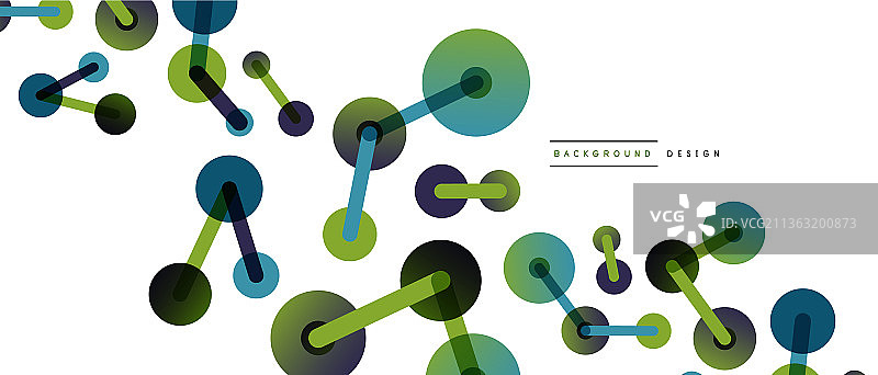 线点连接几何抽象图片素材