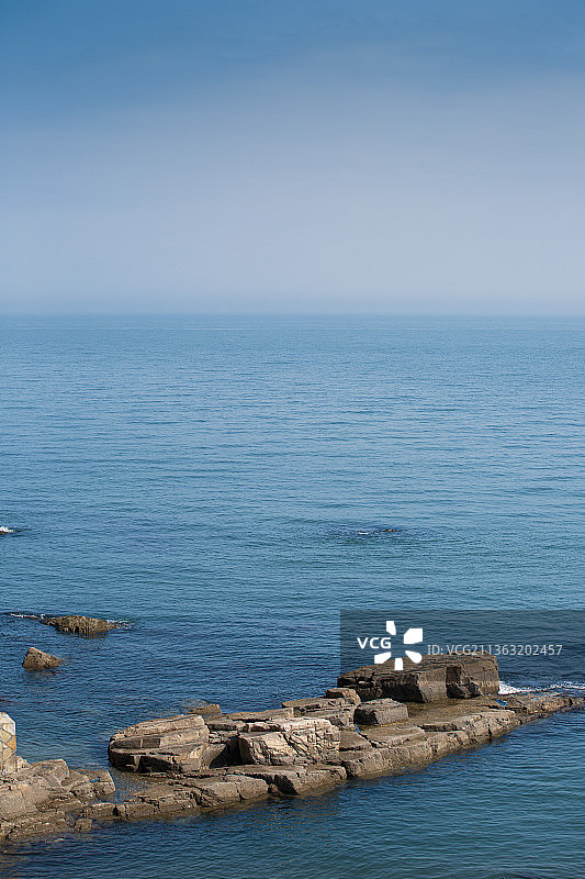 山东烟台大黑山岛图片素材