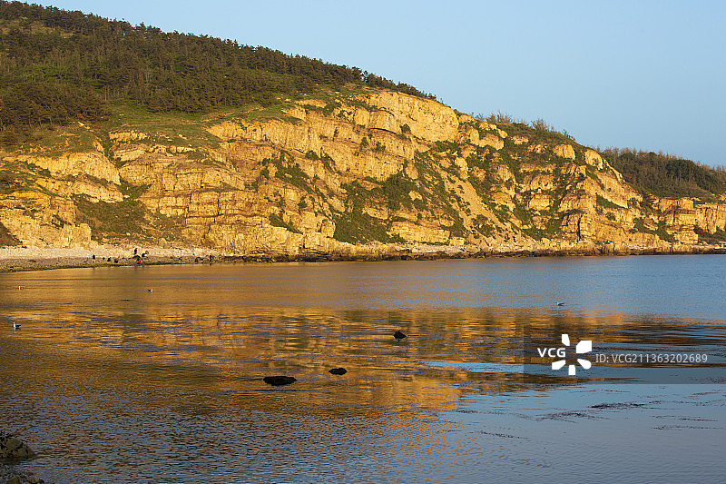 山东烟台大黑山岛图片素材