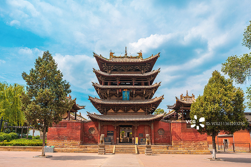 长治玉皇观五凤楼图片素材