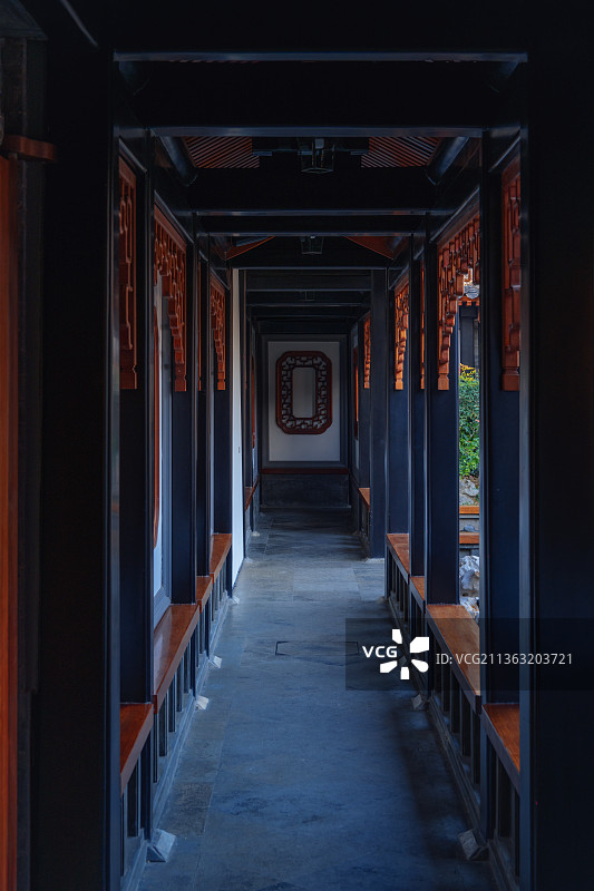 古建回廊图片素材