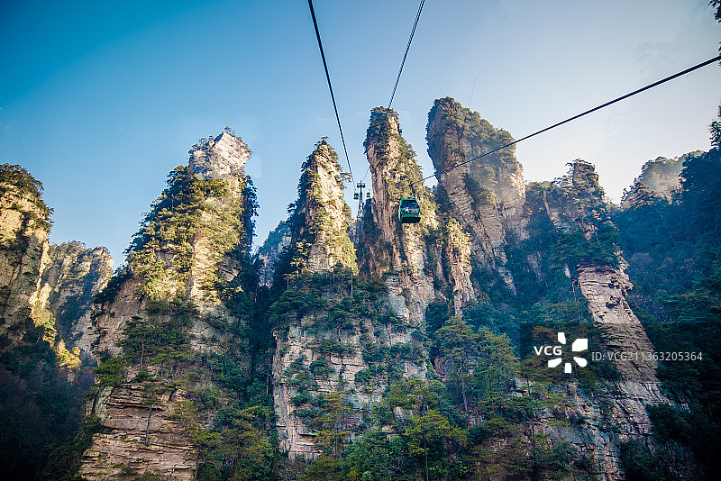 湖南省张家界森林公园风光图片素材