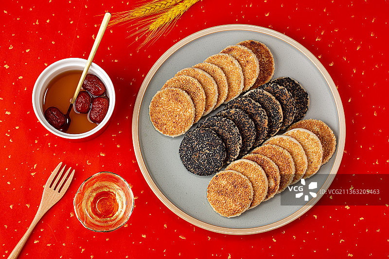 湖北特产港饼图片素材