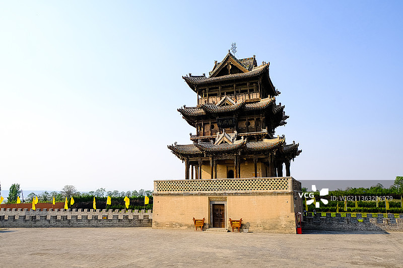 运城万荣后土祠（秋风楼）图片素材