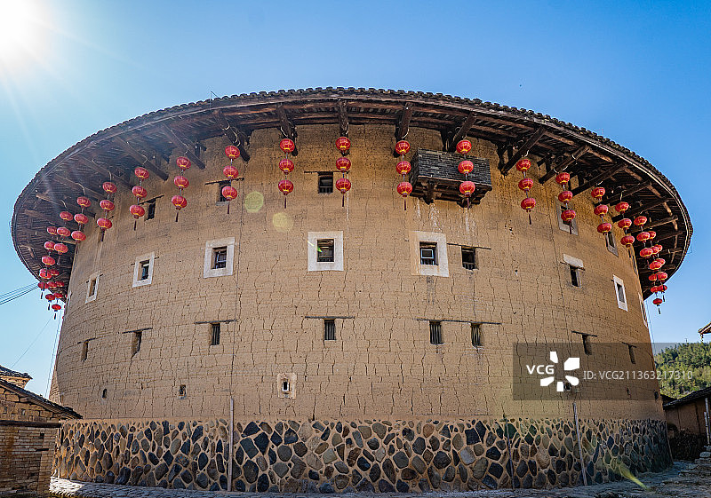 怀远土楼图片素材