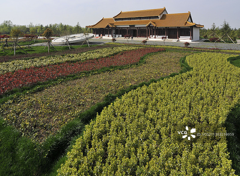 江苏淮安明祖陵神道石刻图片素材