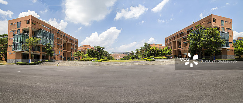 华南理工大学大学城校区建筑外观图片素材