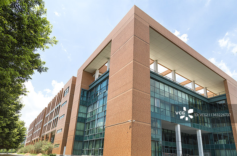 华南理工大学大学城校区建筑外观图片素材