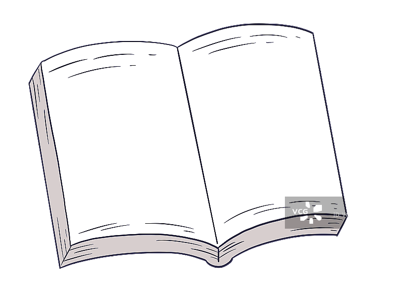 元素：空白书籍图片素材