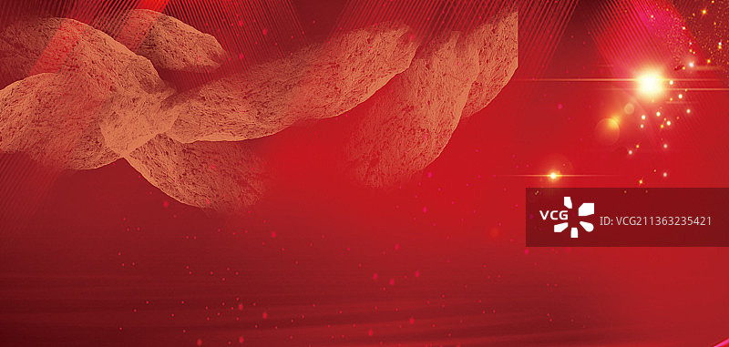 红色喜庆新年党建背景图片素材