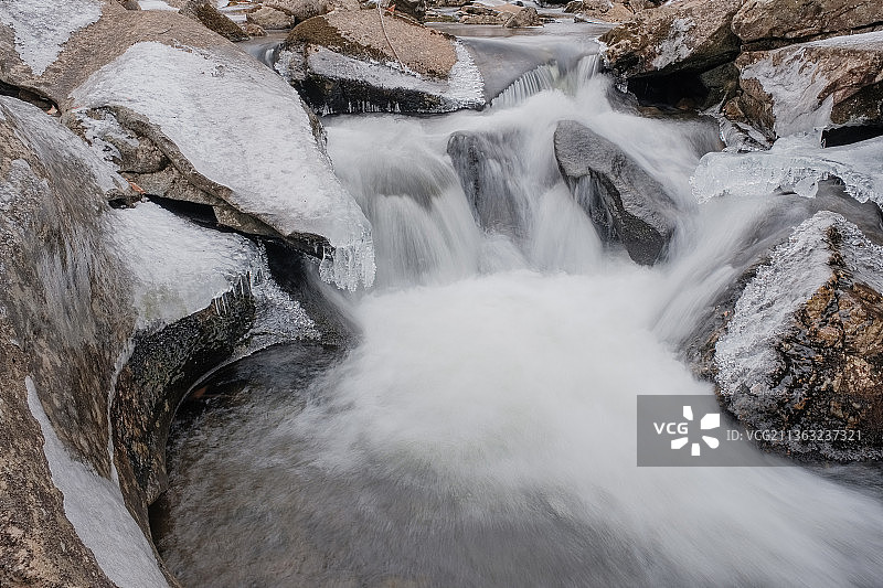 瀑布景观图片素材