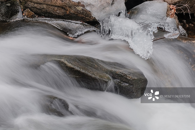 瀑布景观图片素材