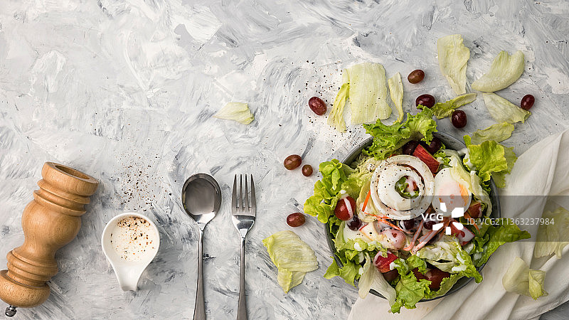 美味健康的素食概念图片素材