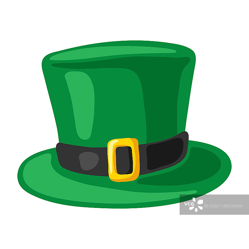 圣帕特里克节小妖精绿色元素图片素材