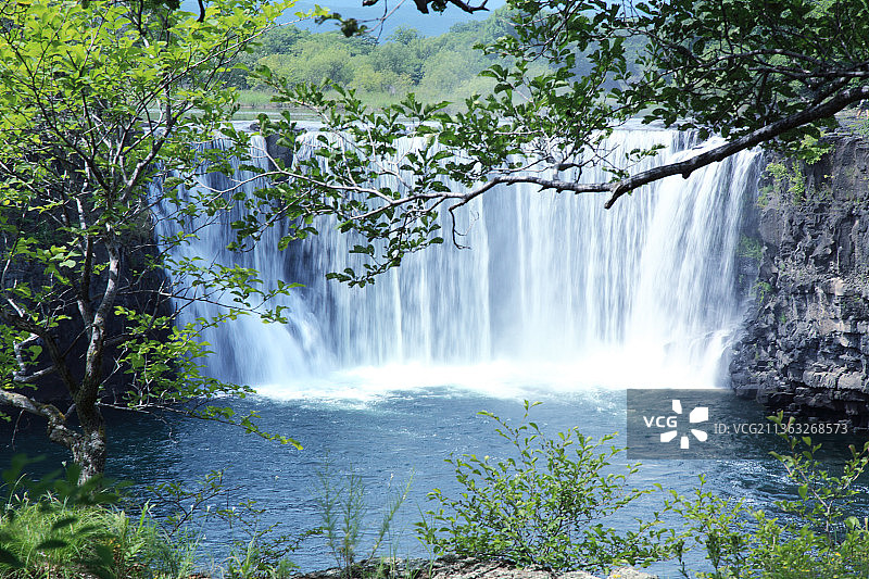 黑龙江牡丹江 吊水楼瀑布图片素材