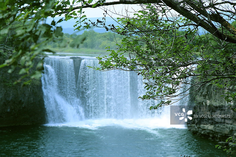 黑龙江牡丹江 吊水楼瀑布图片素材