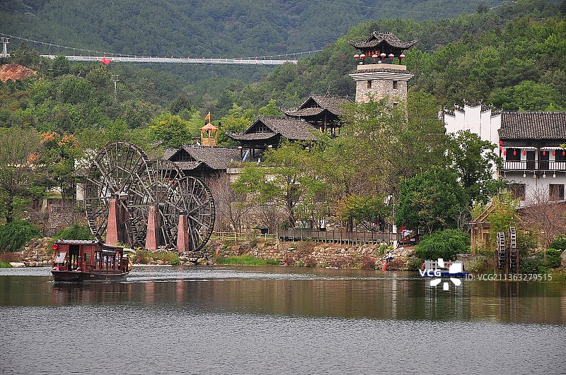 黄陂锦里沟风光图片素材