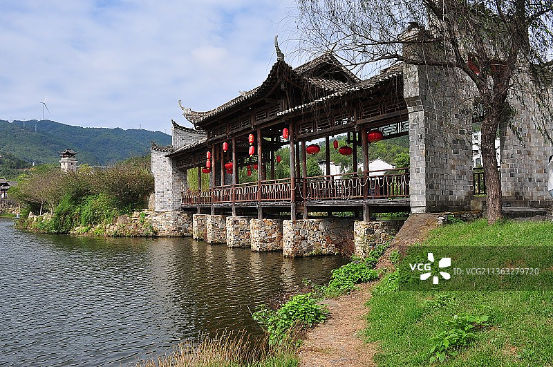 黄陂锦里沟风光图片素材