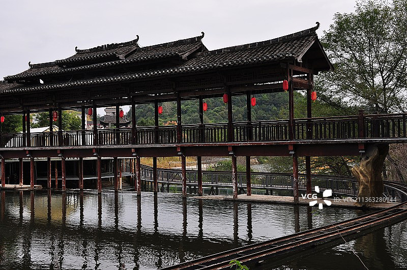 黄陂锦里沟风光图片素材