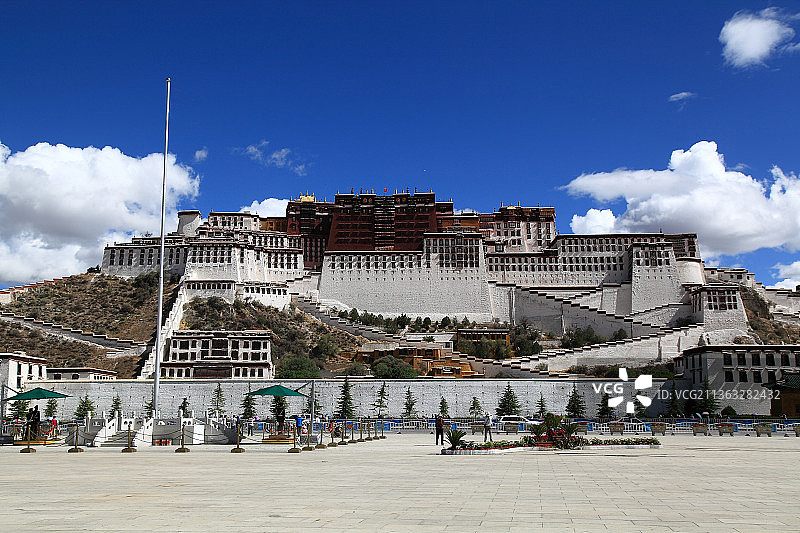 西藏拉萨布达拉宫图片素材