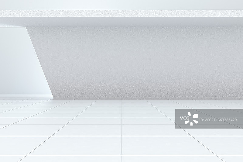 3D现代几何空间背景图片素材