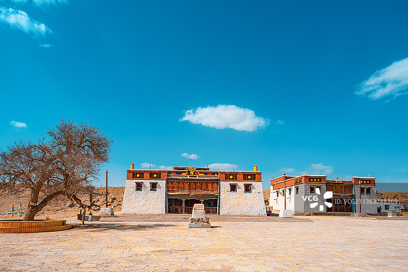 乌兰察布四子王旗锡拉木伦庙图片素材