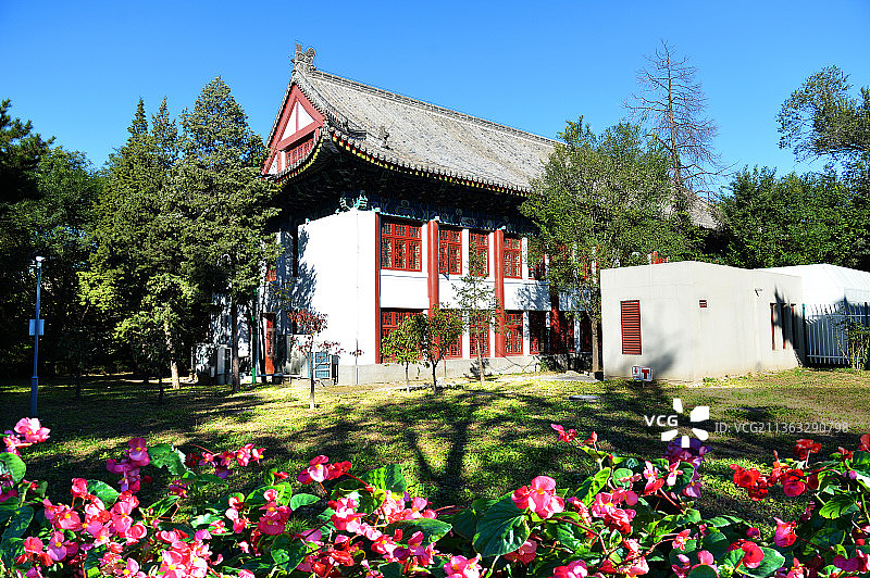 北京，北京大学，俄文楼，元培学院。图片素材