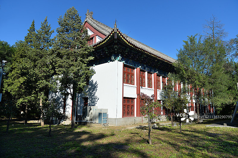 北京，北京大学，俄文楼，元培学院。图片素材