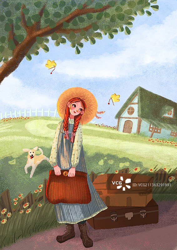 尔东尔西原创插画之封面插画图片素材