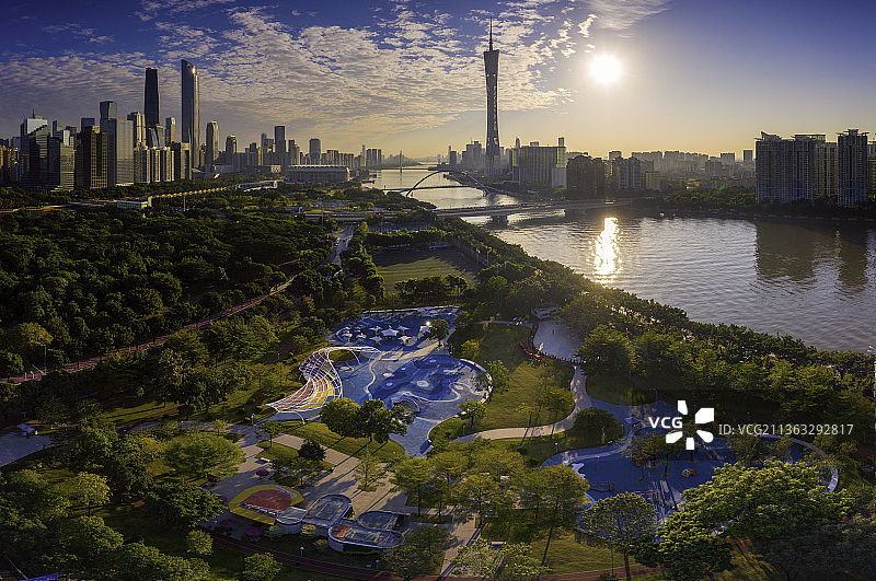 广州二沙岛体育公园图片素材