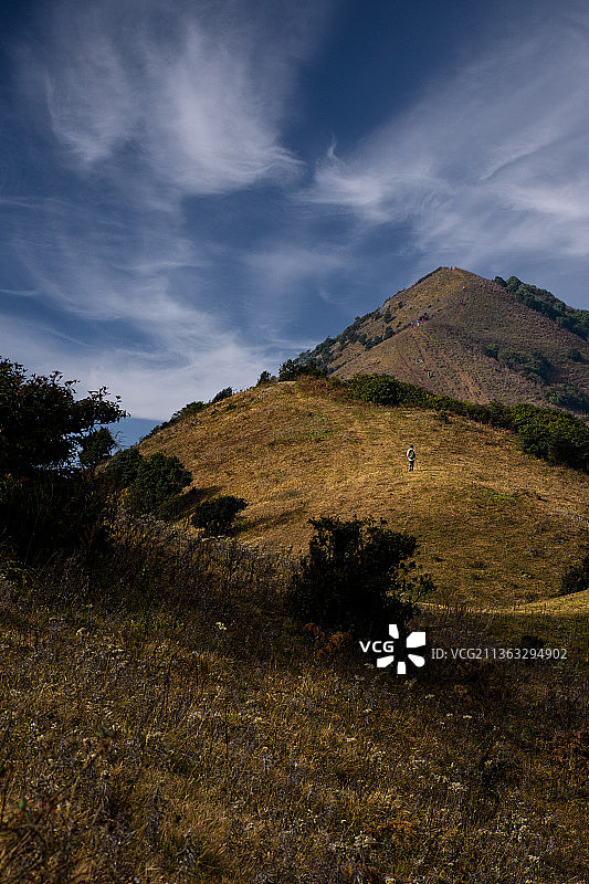 徒步谷堆山国家步道图片素材