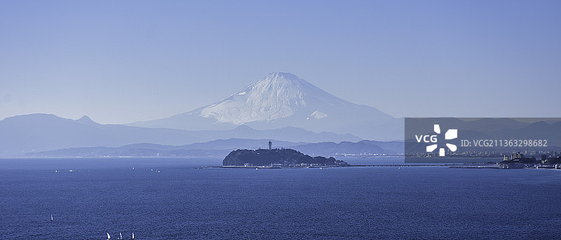 富士山&江之岛图片素材