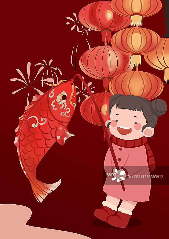 喜迎新年—花灯图片素材