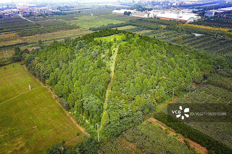 陕西西安泰陵图片素材