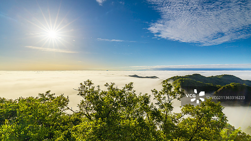 石门山云海图片素材
