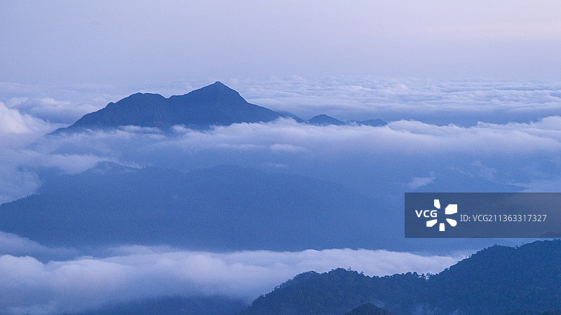 马来西亚云顶云海图片素材