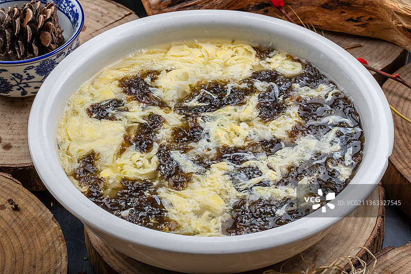 紫菜木耳鸡蛋汤图片素材