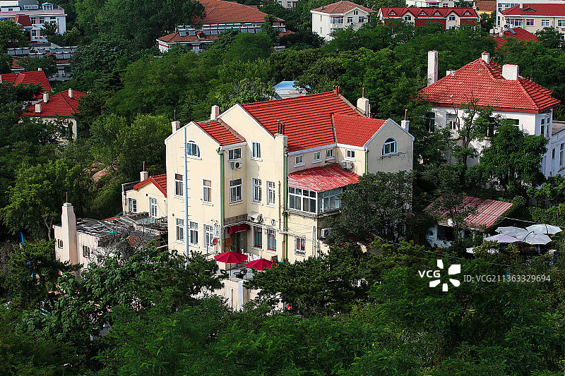 青岛老城区别墅图片素材