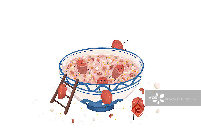 腊八节八宝粥图片素材