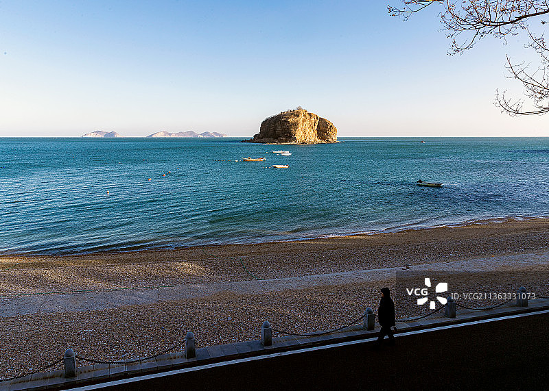 2021年冬的大连棒棰岛图片素材