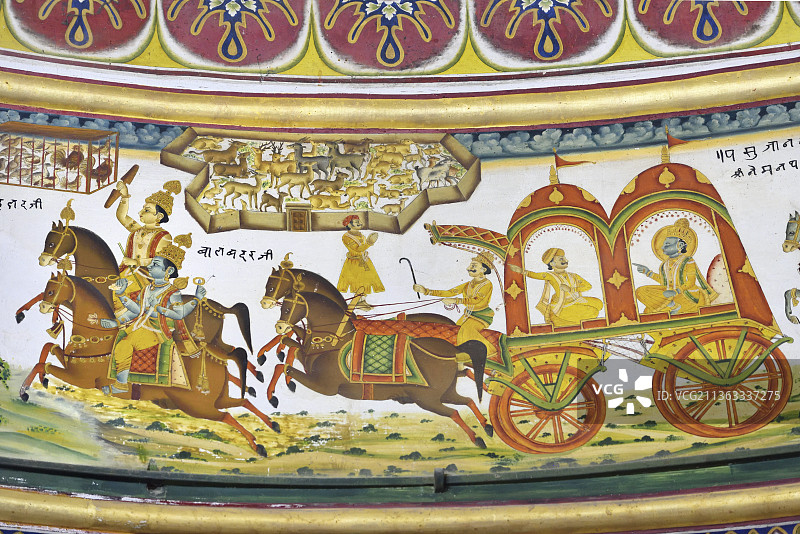 印度拉贾斯坦邦比卡内尔：班达萨尔耆那教寺庙图片素材