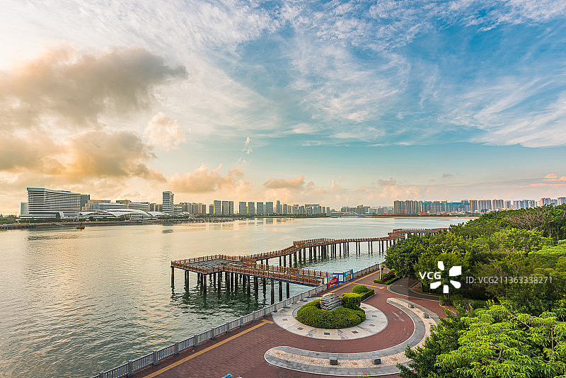 厦门五缘湾图片素材